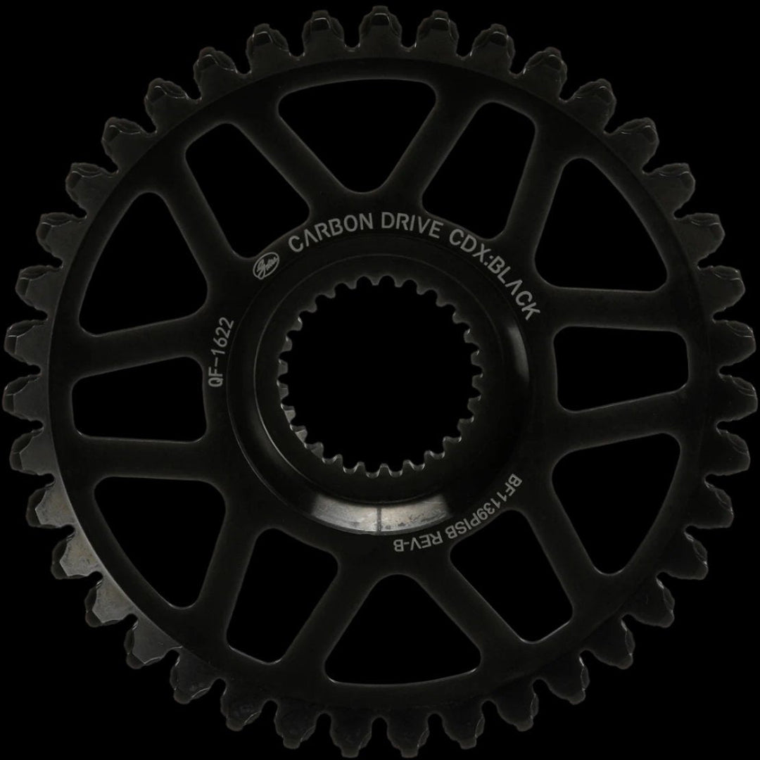 Front sprocket Steel Gates CDX:BLACK - 39T – Zerode Bikes